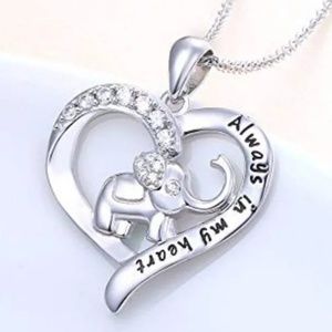 Sterling Silver Always in My Heart Necklace